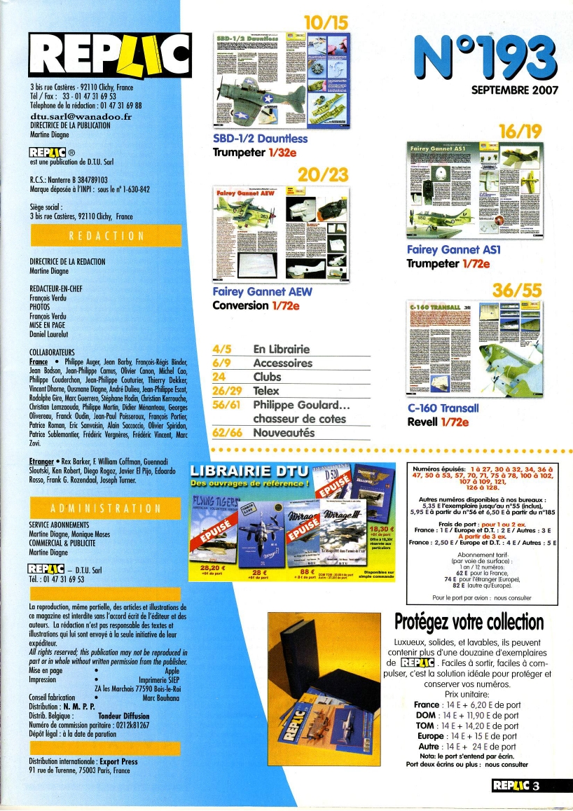 Replic 193 - Gannet, Dountless, Transal